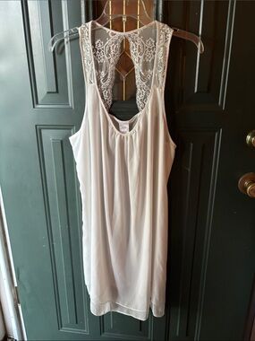 Apt. 9 Lace Racerback Chemise in Light Pink